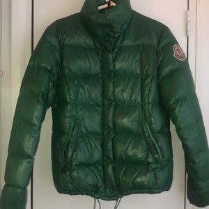 Moncler coat green